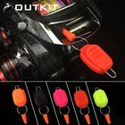 OUTKIT 2 шт.лот, катушка для заброса приманки, держатель лески, пряжка лески для барабана, литая Рыболовная катушка, рыболовные снасти, аксессуары снасти