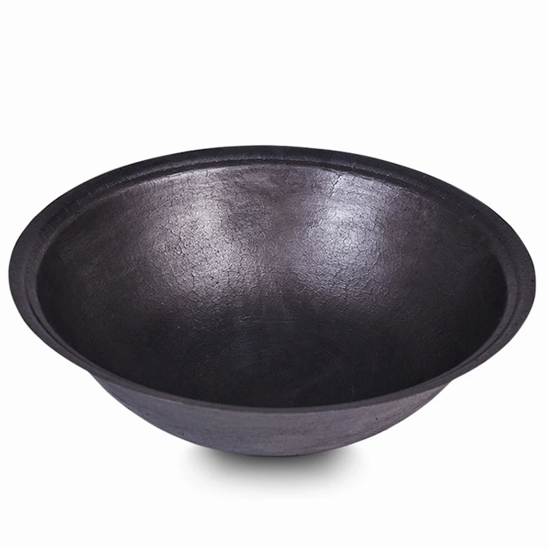 

Wok Uncoated Commercial Classic Cast Iron pot Gas /Fire special Larger iron pan Big iron non-stick Snack Restaurant Pot