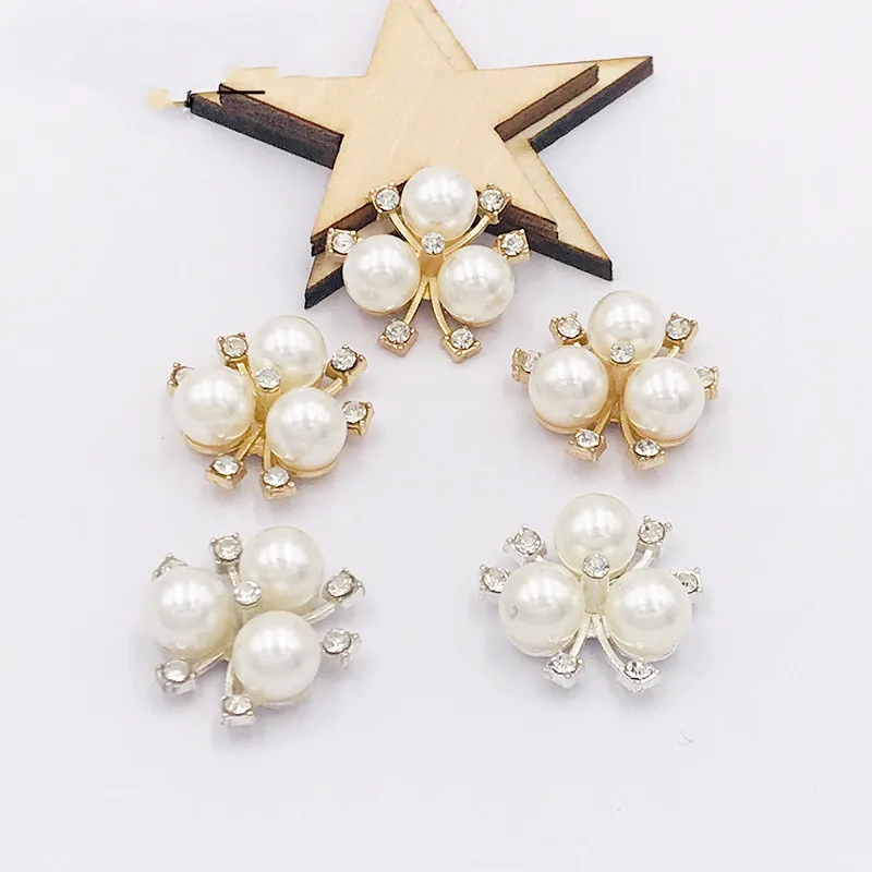 10 шт./компл. цветочным принтом в стиле Сделай Сам стразы пуговицы с