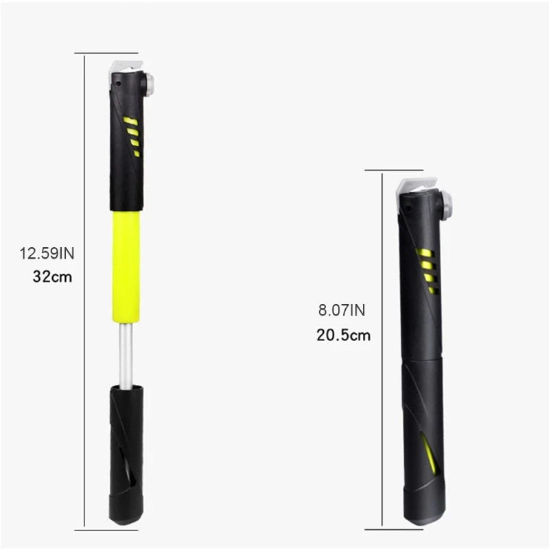 Портативный ручной велосипедный мини-насос высокого давления компактный