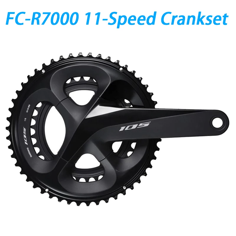SHIMANO 105 FC R7000 2x11s 50x34/52-36/53x39T 165/170/172.5/175mm Crankset Hollow Tech Bicycle Road Bike Chain Wheel