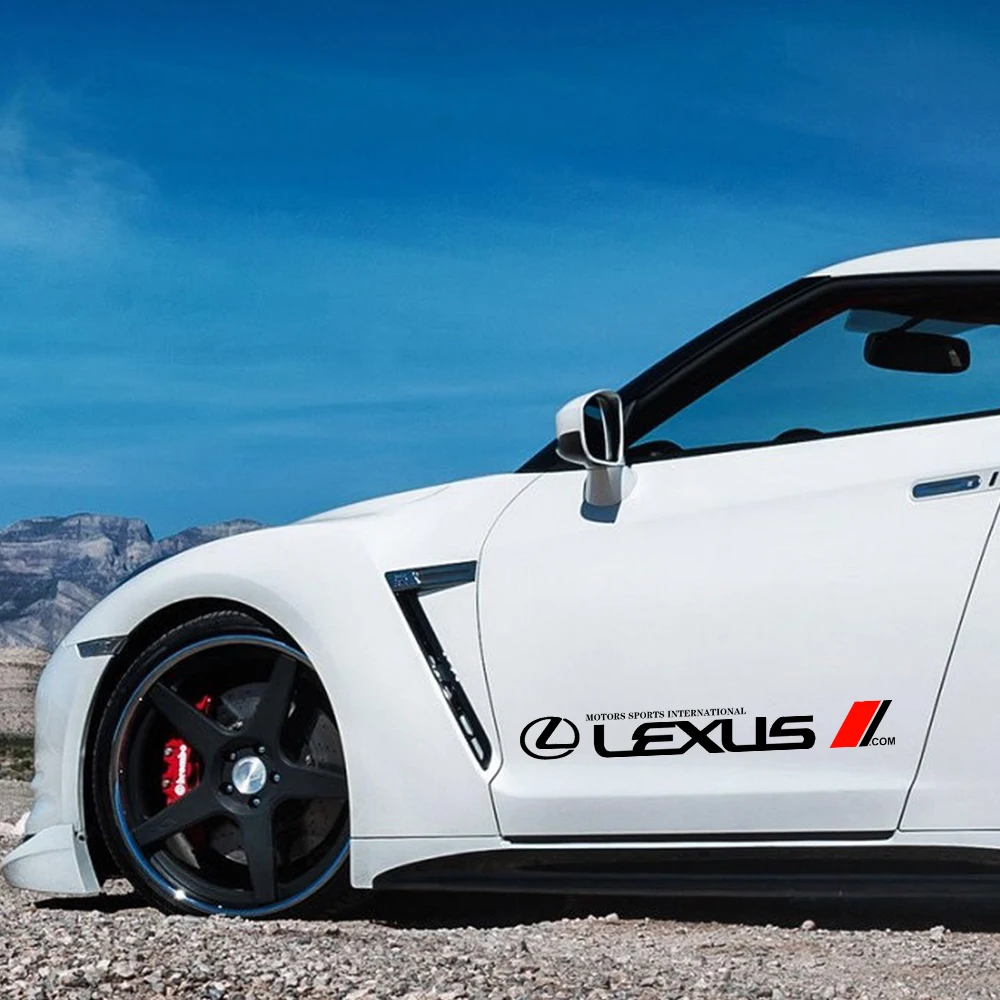 2 шт. виниловые наклейки для кузова автомобиля Lexus ES300 RX330 RX300 GS300 IS250 IS200 CT200h GX470