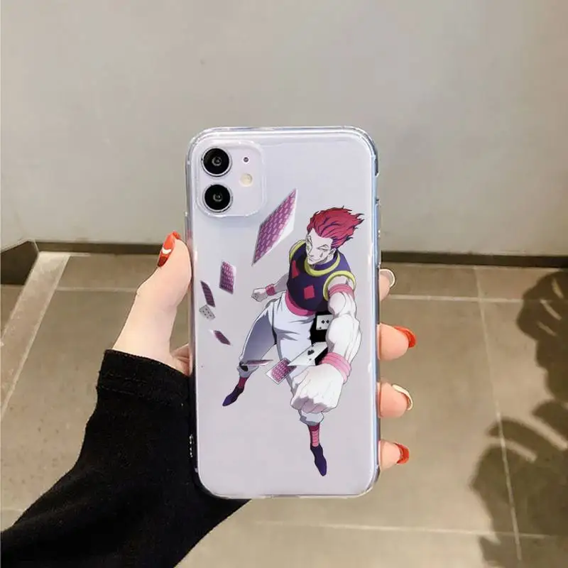 

Hunter X Hunter Anime fashion Phone Case Transparent for iPhone 6 7 8 11 12 s mini pro X XS XR MAX Plus