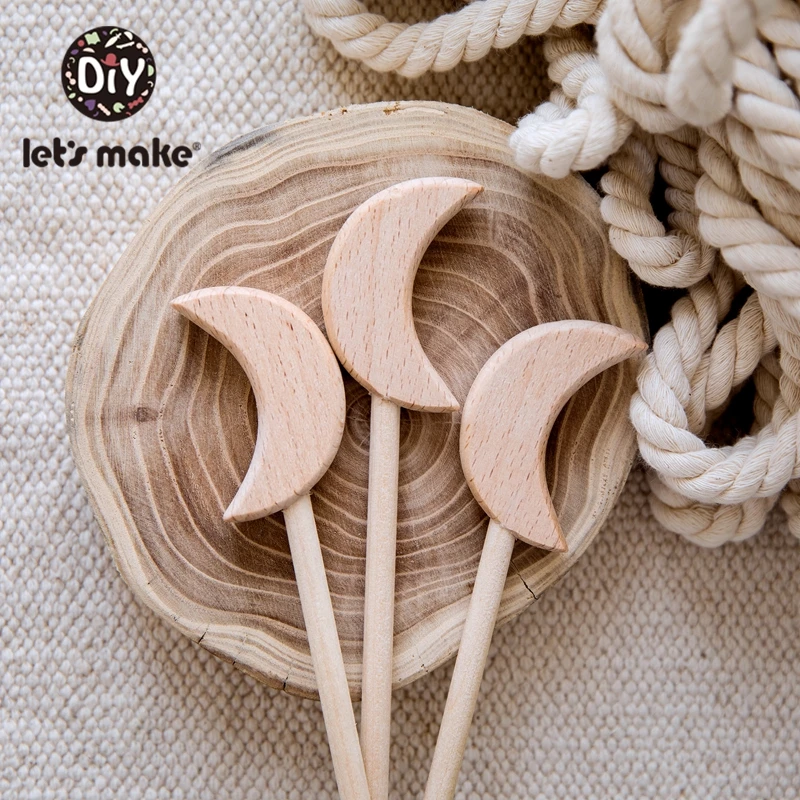 От компании Let's Make 3 предмета детские игрушки Бук деревянная звезда деревянный