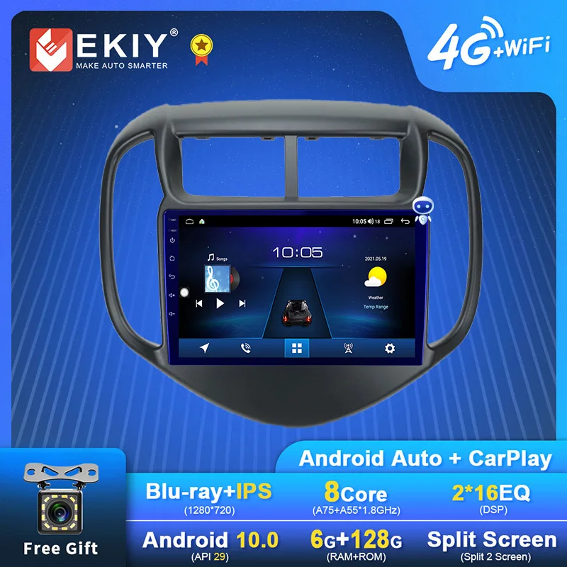 

EKIY Android Car Radio For Chevy Chevrolet AVEO Sonic 2017-2021 Navi GPS 1280*720 DSP Carplay Multimedia Player Auto Stereo DVD