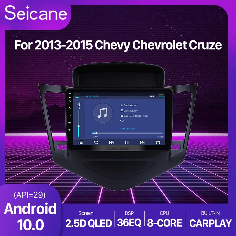 Seicane 9 дюймов DSP 4G GPS автомобиль радио Android 10 0 мультимедийный плеер для Chevrolet Cruze 2013