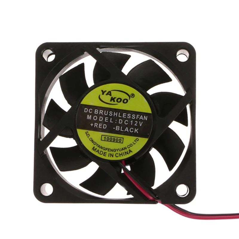 Высокое качество AC/DC 12V 2 контактный 60x60x15 мм компьютер Процессор Системы рукава