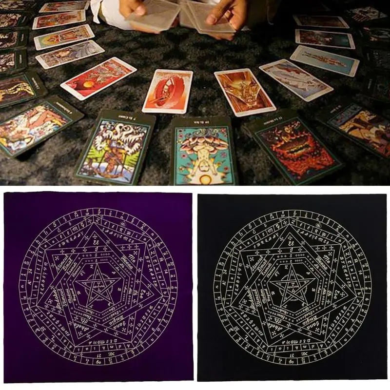 Скатерть для Таро-карт таинственный астрологический узор алтарь гадания