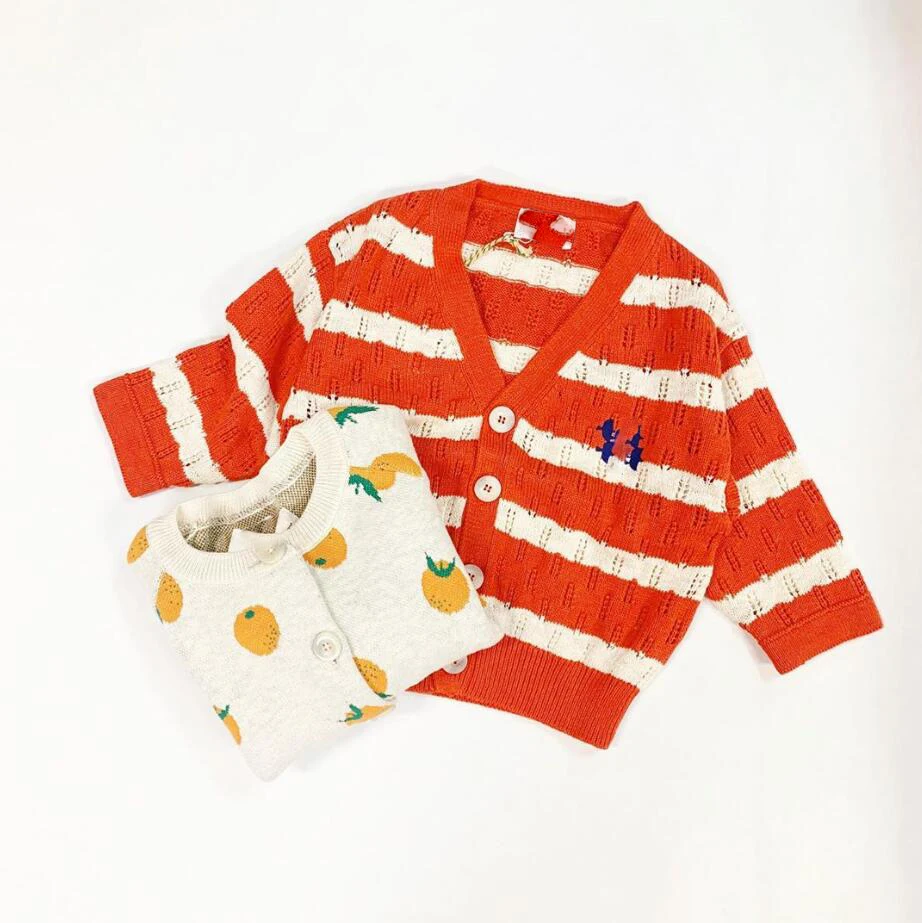 Предпродажа детских свитеров 2020 г. Весенне летний новый свитер для маленьких