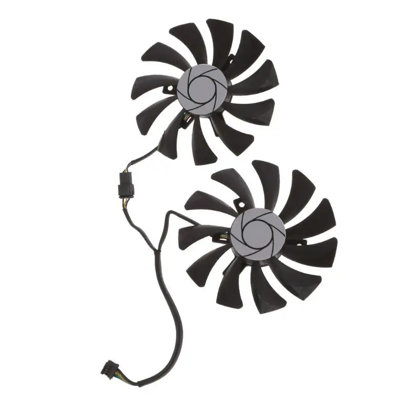 

2Pcs/set HA9010H12SB-Z 12V 0.57A 3500 Rpm Hole Distance 40mm Graphics Card Cooling Fan for MSI GTX960