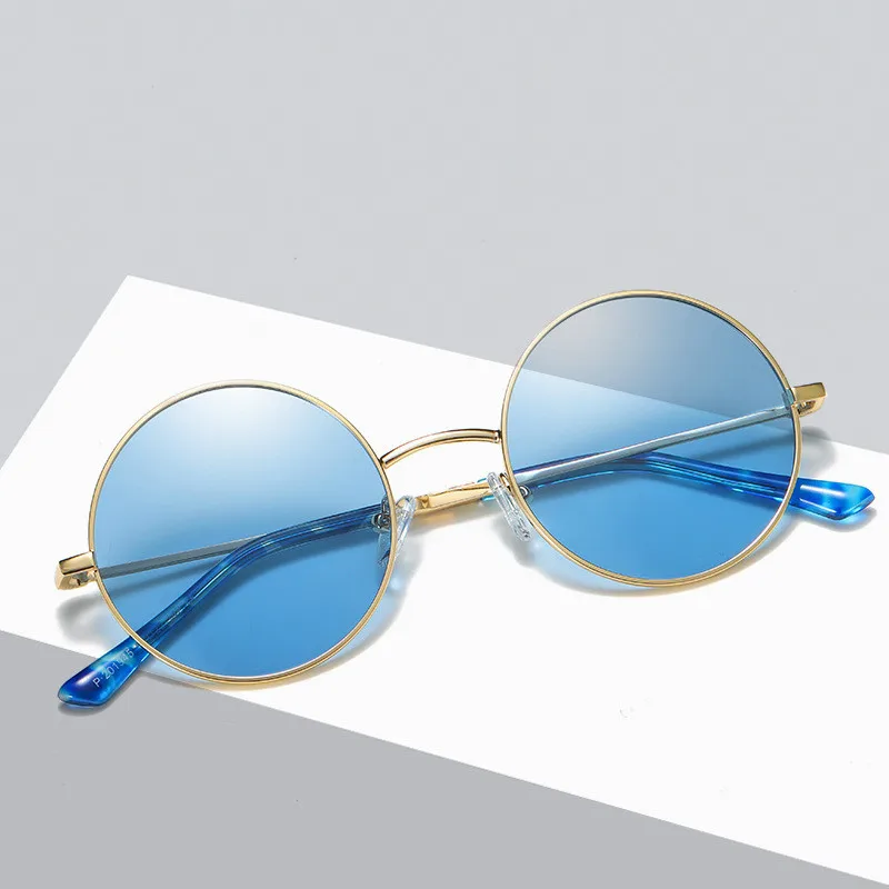 Женские солнцезащитные очки Ellen Buty брендовые поляризационные роскошные Круглые