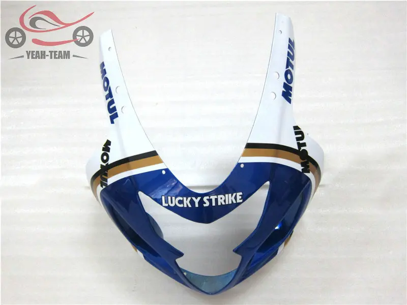Free Custom Chinese fairing kit for Suzuki K4 GSXR750 04 05 GSXR 600 750 2004 2005 white blue body repair fairings bodywork | Автомобили и