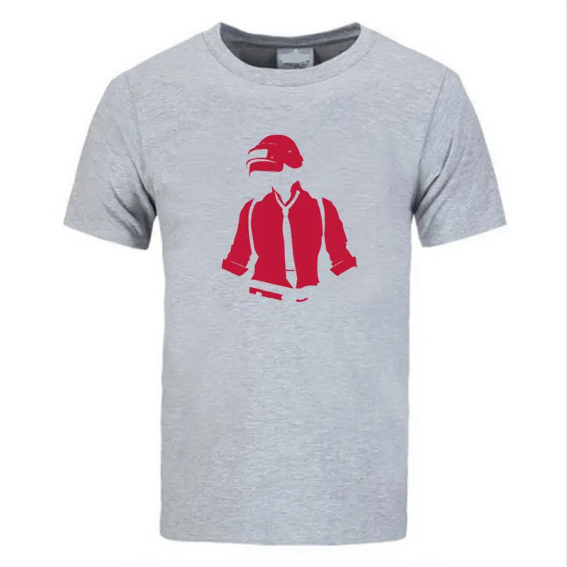 Мужские футболки топы повседневная одежда модные с коротким рукавом FPS игры PUBG