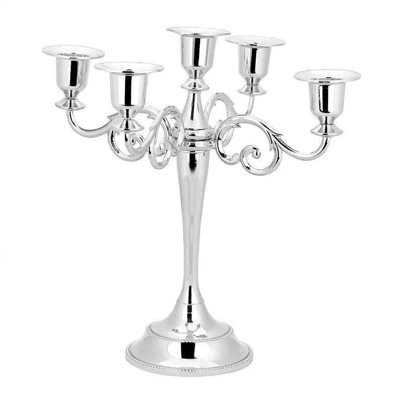 

Retro Table Candlesticks Metal Candelabra 3/5Arm Candle Holder Candle Stand for Wedding Dining Table Decor Party Home Decoration