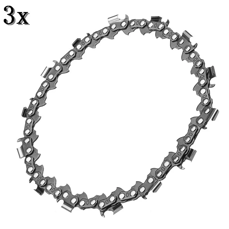 

3Pcs 5 inch 22mm Chain Saw Blade Chains For 125mm Angle Grinder Chain Disc For Wood Carving Cutting Chainsaw Woodworking Tool