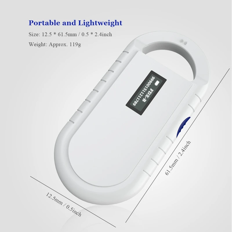 Ams-iso 11785/84 fdx-b Pet микрочип сканер Animali Rfid считыватель тегов для собак