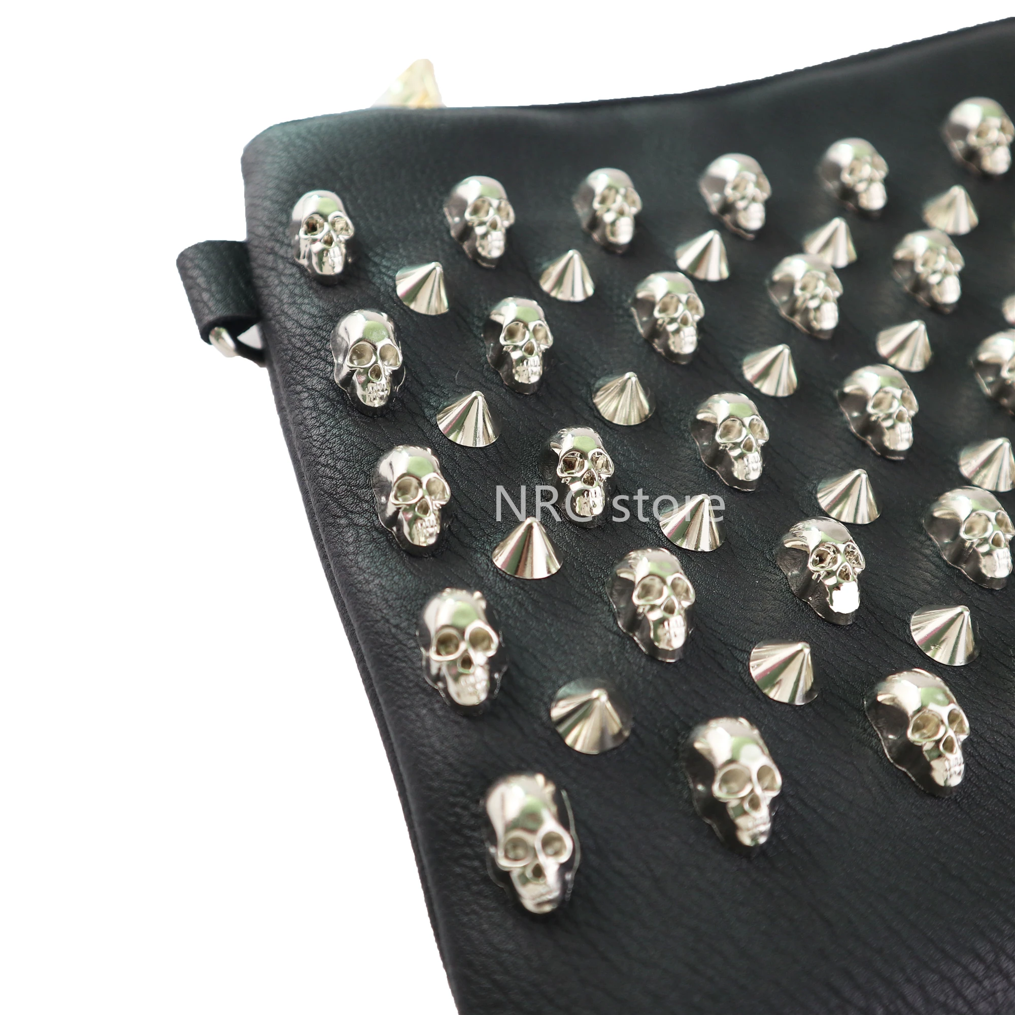 NRC Golf Bag Rain Cover  Skull Rivets Handbag Outdoor Portable Mini Golf Bag Multi-functional Rivet large capacity Leisure bag