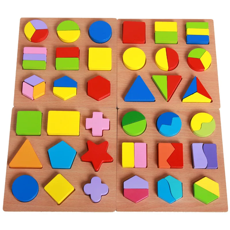 

Kids Baby Wooden Toys Puzzle Learning Geometry Puzzles Baby Toy Educational Toys For Children Baby Montessori Toys