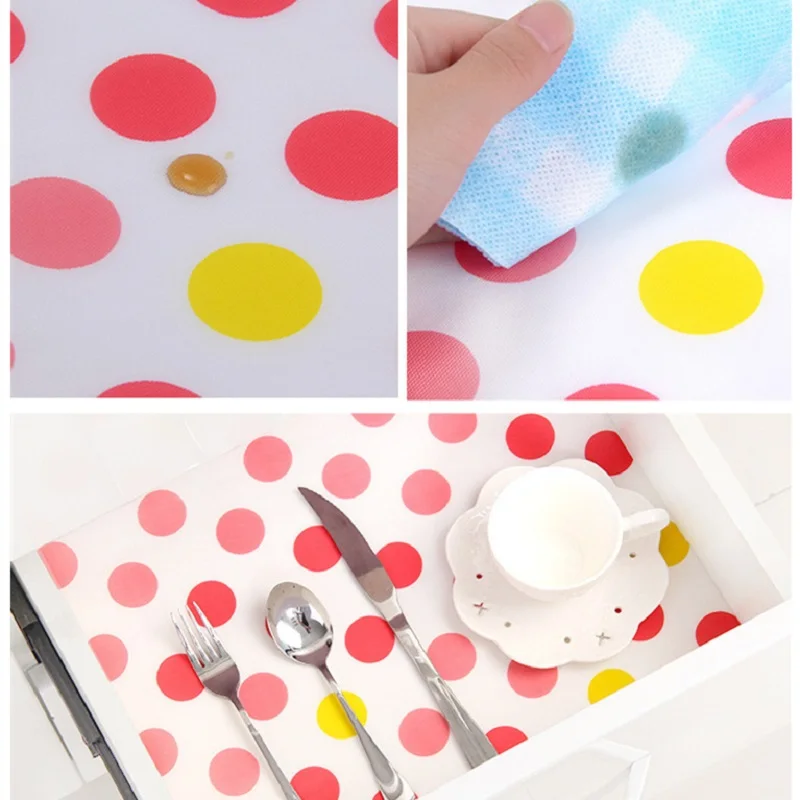 5M Reusable Drawer Mat Contact Paper Cabinet Liner Moisture-proof Waterproof Dust Proof Non-Slip Kitchen Table Shelf Liner Pad