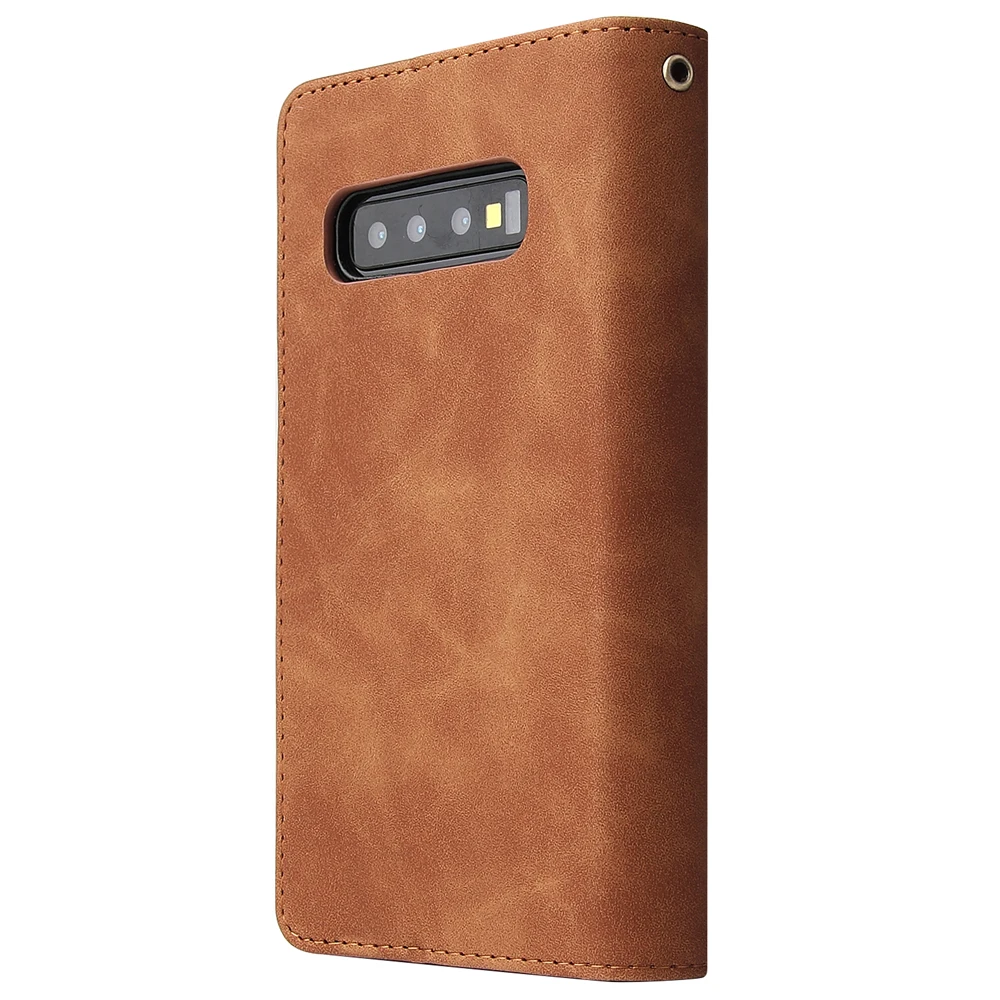 Чехол из искусственной кожи для телефона Samsung S8 S9 S10lite S10 Plus S10E S20 S20Ultra полностью