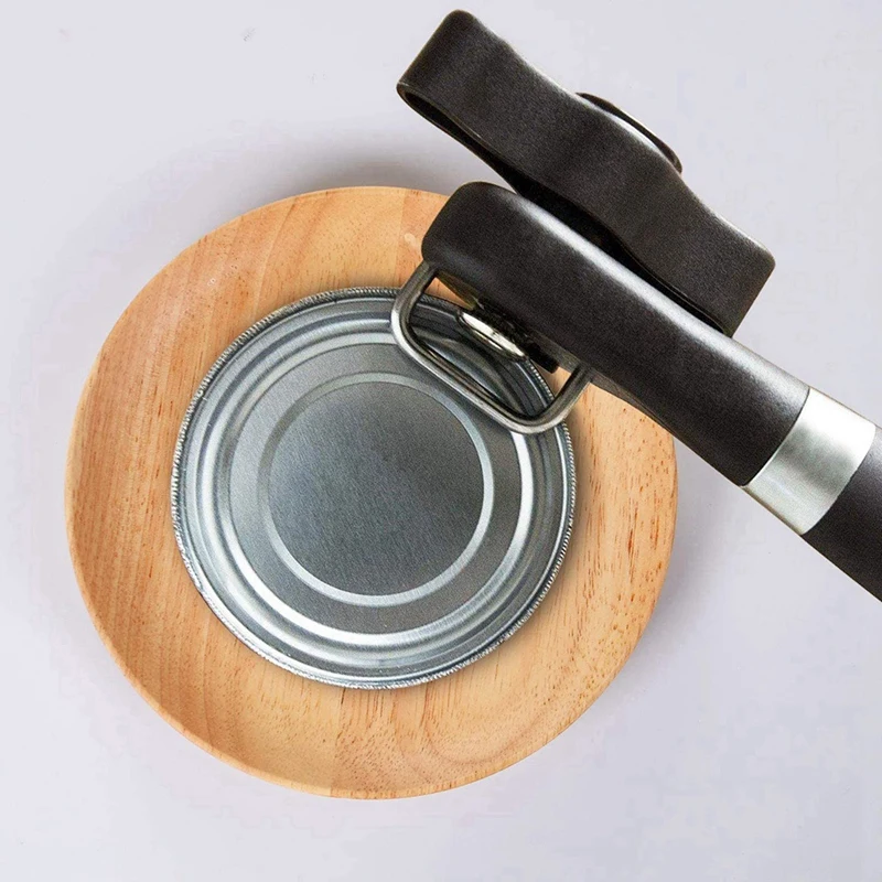 

Manual Can Opener,Smooth Edge,Stainless Steel Can Opener with One 4 in 1 Adjustable Jar Opener Set for Arthritis Camping