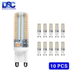 Светодиодная лампа G9, для замены, 10 шт.лот, SMD 220, 240, 3 Вт, 4 Вт, 5 Вт, 6 Вт, 2835-3014 в