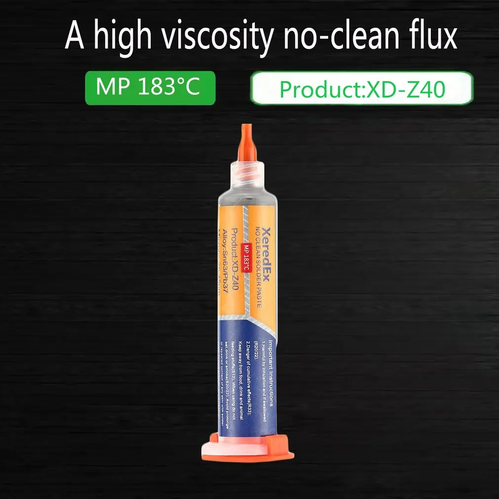 

XD-Z40 No-Clean Mechanic Solder Tin Paste Soldering Flux Mud Mobile Phone Repair Tool SMT Patch Maintenance LED