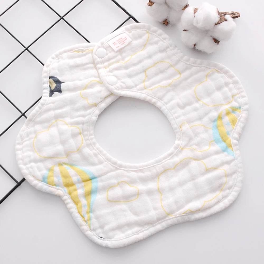 Вращающийся на 360 градусов Детский водонепроницаемый нагрудник для рта