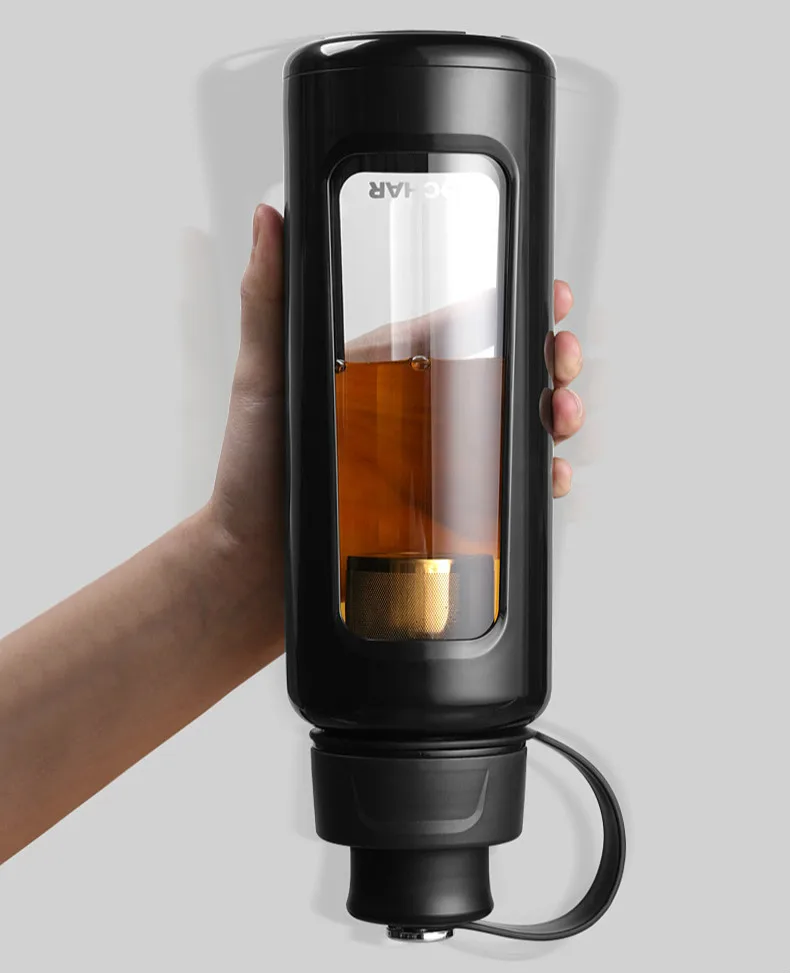 Стеклянная Спортивная бутылка для воды 1000 мл устойчивый бизнес чай