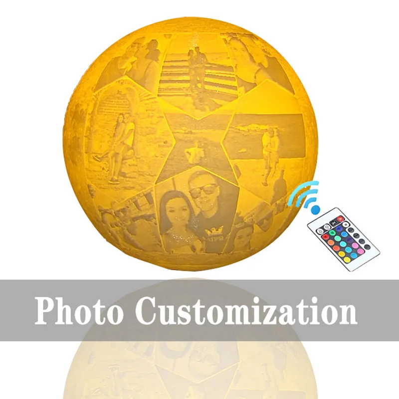 Luna Moon лампа земля Ночной светильник лунного света светодиодный затемняемый