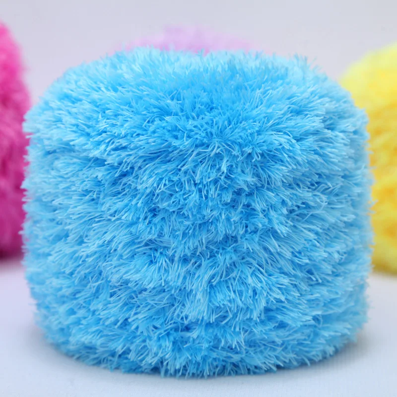 Мягкая Вельветовая пряжа с кристаллами ручная вязка одеяло Тканое для детей