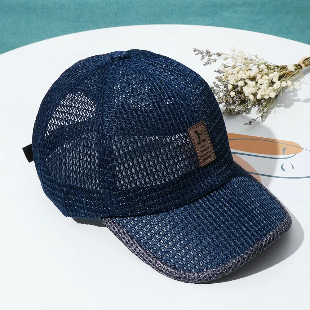 Waterproof Mesh Cap Outdoor Summer Baseball Cap Snapback Hats Quick Dry Hat Unisex Hat Net Snapback Adjustable Women Men