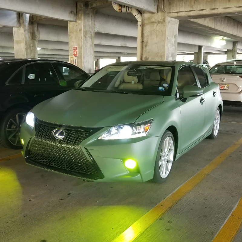 Матовая армейская зеленая виниловая матовая фотоклейкая наклейка для мотоцикла