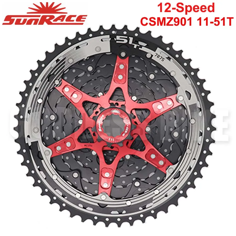 SunRace CSMZ903 CSMZ901 freewheel 12 Скоростей 11 51T Кассета для горного велосипеда MTB маховик S