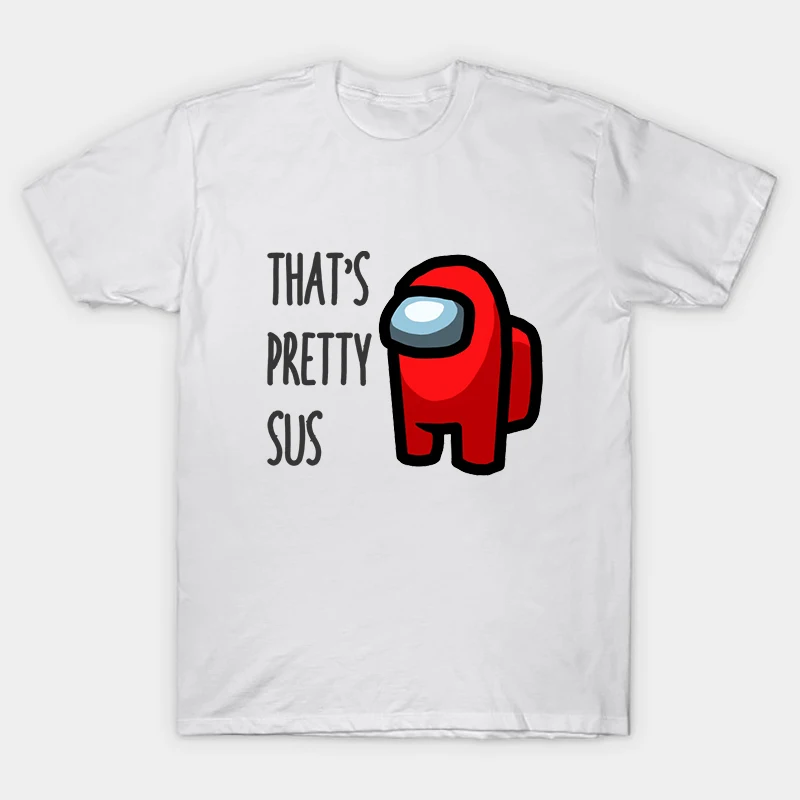 

Among Us Killer Impostor Red Crewmates Funny T Shirt Men Women Casual Cotton Hot Sale Tops Tees Short Sleeve Unisex Streetwear
