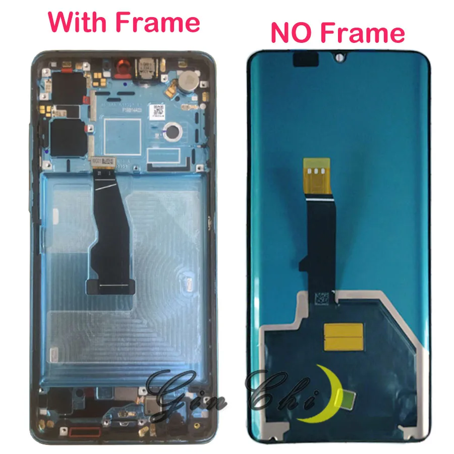 huawei P30 ЖК-дисплей с сенсорным экраном дигитайзер huawei P30 pro ЖК с рамкой VOG-L29 VOG-L09 Запчасти для дисплея