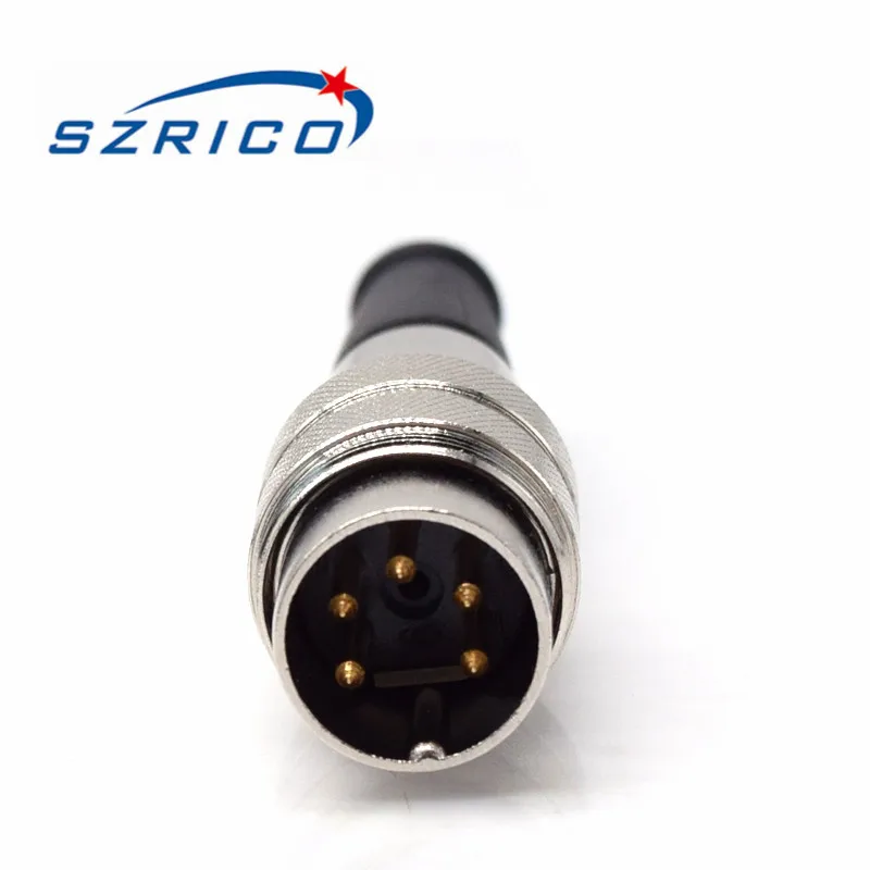 Лучшая цена радиочастотный 5-контактный металлический круглый разъем для