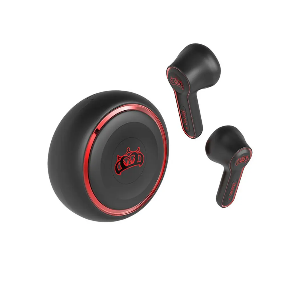 

True Wireless Earbuds Wireless Headphones With Wireless Charging Case IPX5 Waterproof Stereo Earphones Built-in Mic Headset