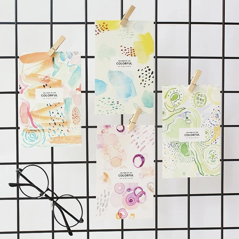 30 шт./компл. креативная Серия открыток/поздравительных открыток/конвертов с