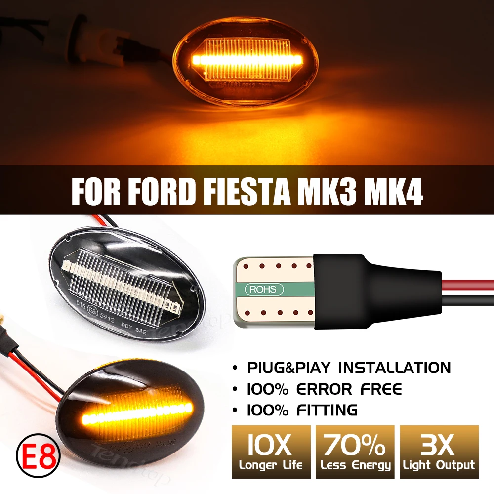 Светодиодная лампа Ford Tourneo MK6 MK7 Transit 2000-2014 боковое зеркало указатель поворота