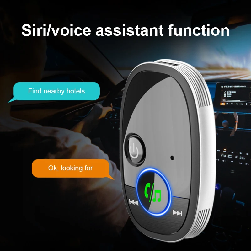 Адаптер для аудиоресивера T6 Bluetooth планшетов автомобиля с разъемом 3 5 мм