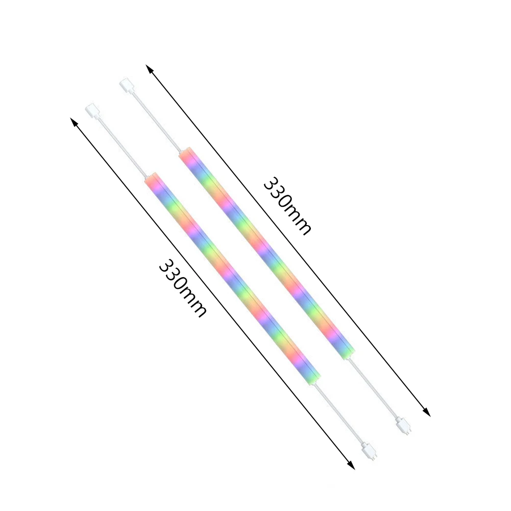 

2pcs A1-12MM/10MM Computer Water Cooling Tube 3Pin 5V ARGB Sync LED Light Tube Hard Horse Pipe for PC Water Cooling System
