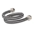 0,5 м 1 м 1,2 м 1,5 М металлический тканый шланг высокого давления мягкая водопроводная труба 14 компрессионный резьбовой Разъем для дома ванной комнаты кухни