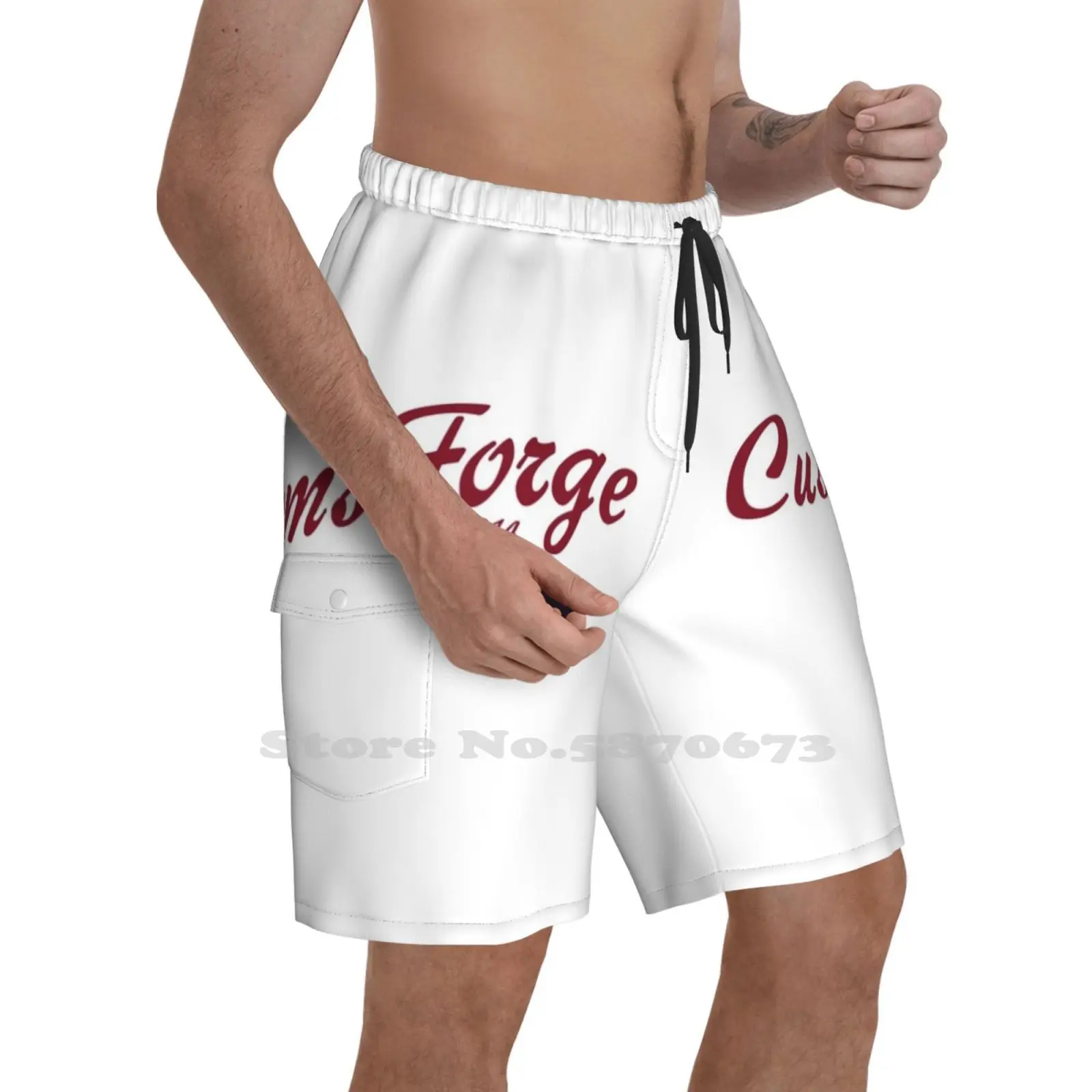 Свободные тонкие пляжные спортивные шорты с логотипом персонажа колы Игровые