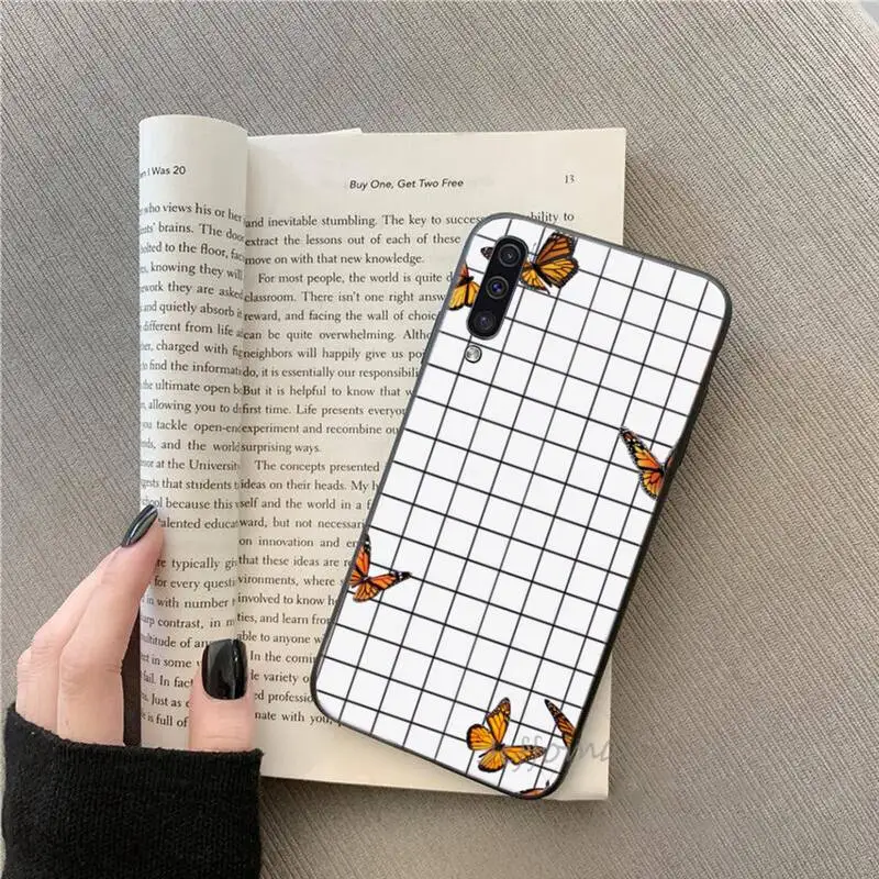 

Checkerboard Plaid Phone Case For Samsung galaxy S 7 8 9 10 20 edge A 6 10 20 30 50 51 70 note 10 plus