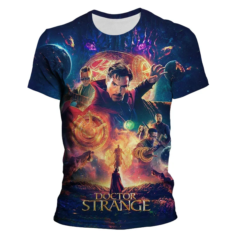 Футболка Мужская/Женская/детская с принтом Доктор Странный | Мужская одежда