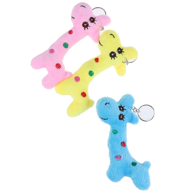 Новинка 1 шт. плюшевая игрушка Жираф Олень сумка для мобильного телефона брелок