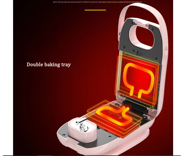 Автоматическая машина для приготовления сэндвичей здорового завтрака пекарь