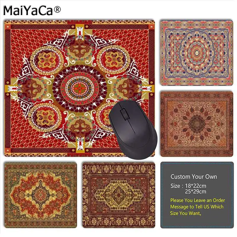 

MaiYaCa Persian Carpet Style Gamer Speed Mice Retail Small Rubber Mousepad Smooth Writing Pad Desktops Mate gaming mouse pad