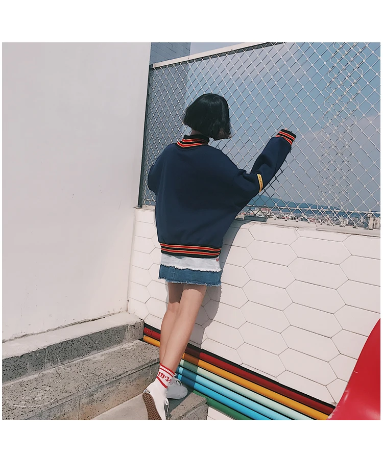 Модные толстовки Femme осень зима корейский Ulzzang Harajuku Женская флисовая толстовка с капюшоном женские свободные пуловеры толстовки